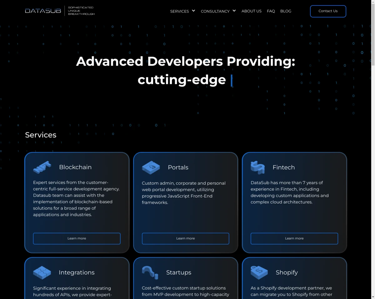 Кейс Яна Абрамова для DataSub